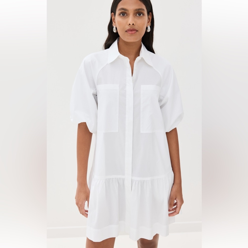 Jonathan Simkhai Crissy Poplin Cotton Dress